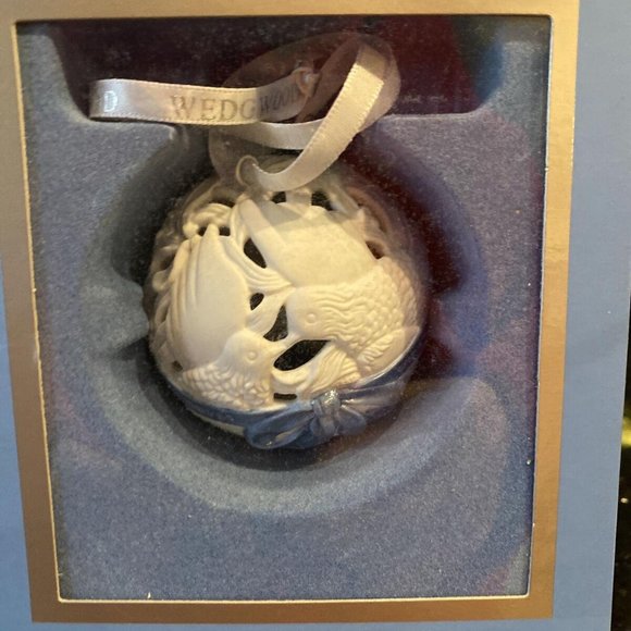 Wedgwood Ornament Jasperware Four Calling Birds 12 Days Christmas NIB - Picture 1 of 1